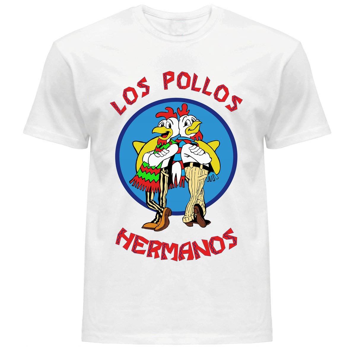 KOSZULKA MĘSKA Z NADRUKIEM BREAKING BAD LOS POLLOS HERMANO 5XL