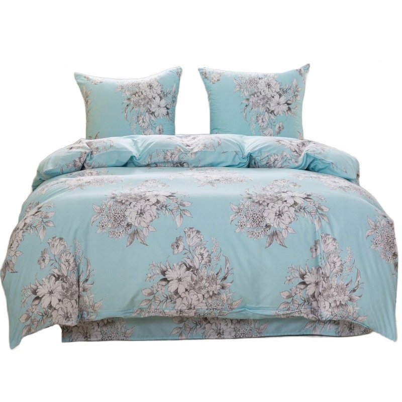 Pościel 160x200 bawełna satynowa dwustronna Cotton World gruba 3 el 3051