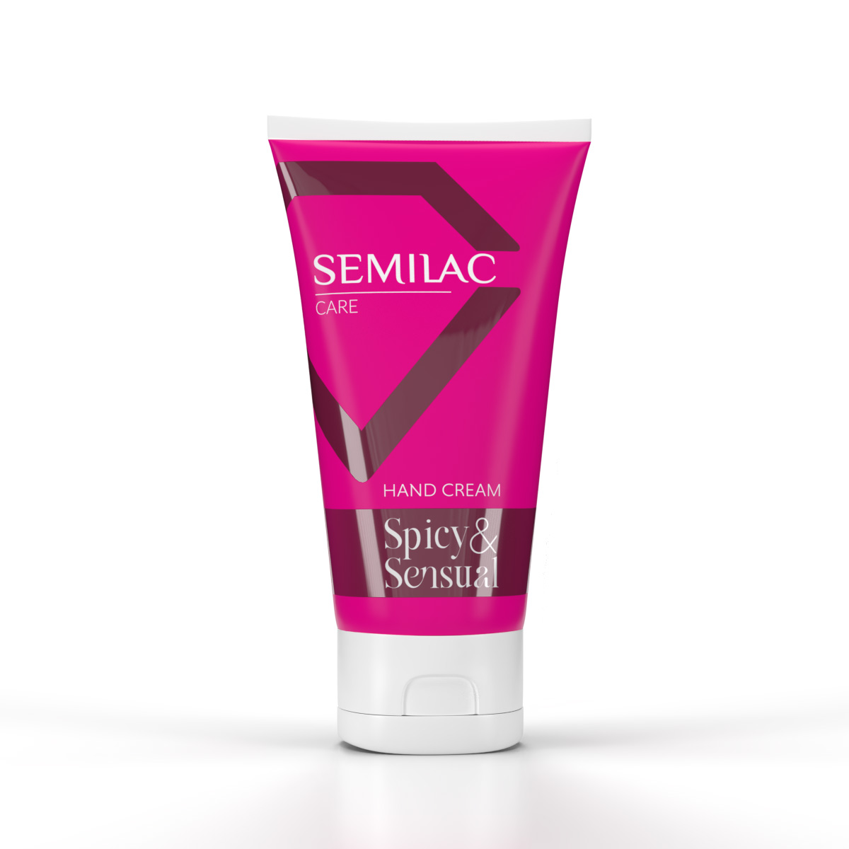 Semilac Care Spicy&Sensual Hand Cream, naturalny krem do rąk o zapachu mandarynki i pieprzu, 75ml