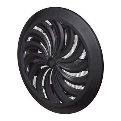 Osłona wentylacyjna 100-150 mm czarny