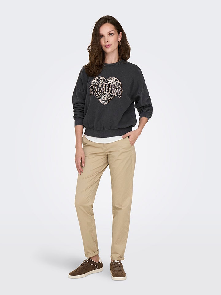 ONLY Bluza w kolorze antracytowym