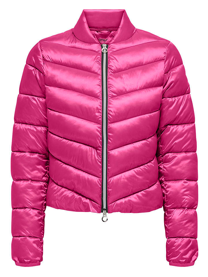 ONLY Kurtka pikowana w kolorze różowym