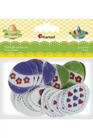 Naklejki filcowe pisanki Wielkanoc