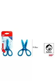 Nożyczki dla dzieci 11,5cm niebieskie
