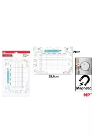 Planer magnetyczny 29,7x21cm tygodniowy z godzin.