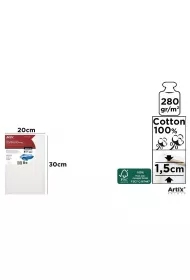 Podobrazie 20x30x1,5cm 280G/m2