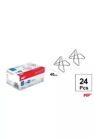 Spinacze do papieru krzyżowe 40mm Motyl 24szt