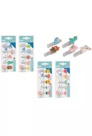 Klamerki ozdobne 5szt MIX