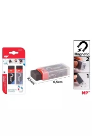 Gumka do ścierania z magnesem 2szt