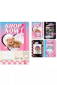 Notatnik A5/96K kratka na gumkę MIX