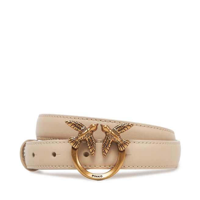 Pasek Damski PINKO Love Berry H2 Belt PE 25 PLT01 100143 A0F1 Beżowy