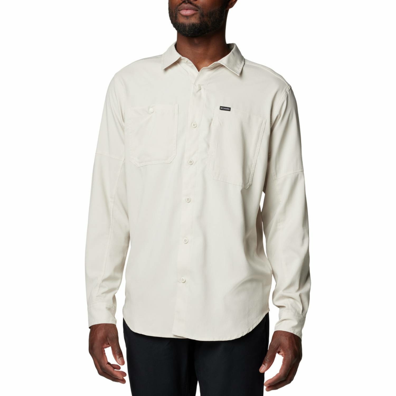 Męska koszula z długim rękawem Columbia Silver Ridge Utility Lite Long Sleeve dark stone - L