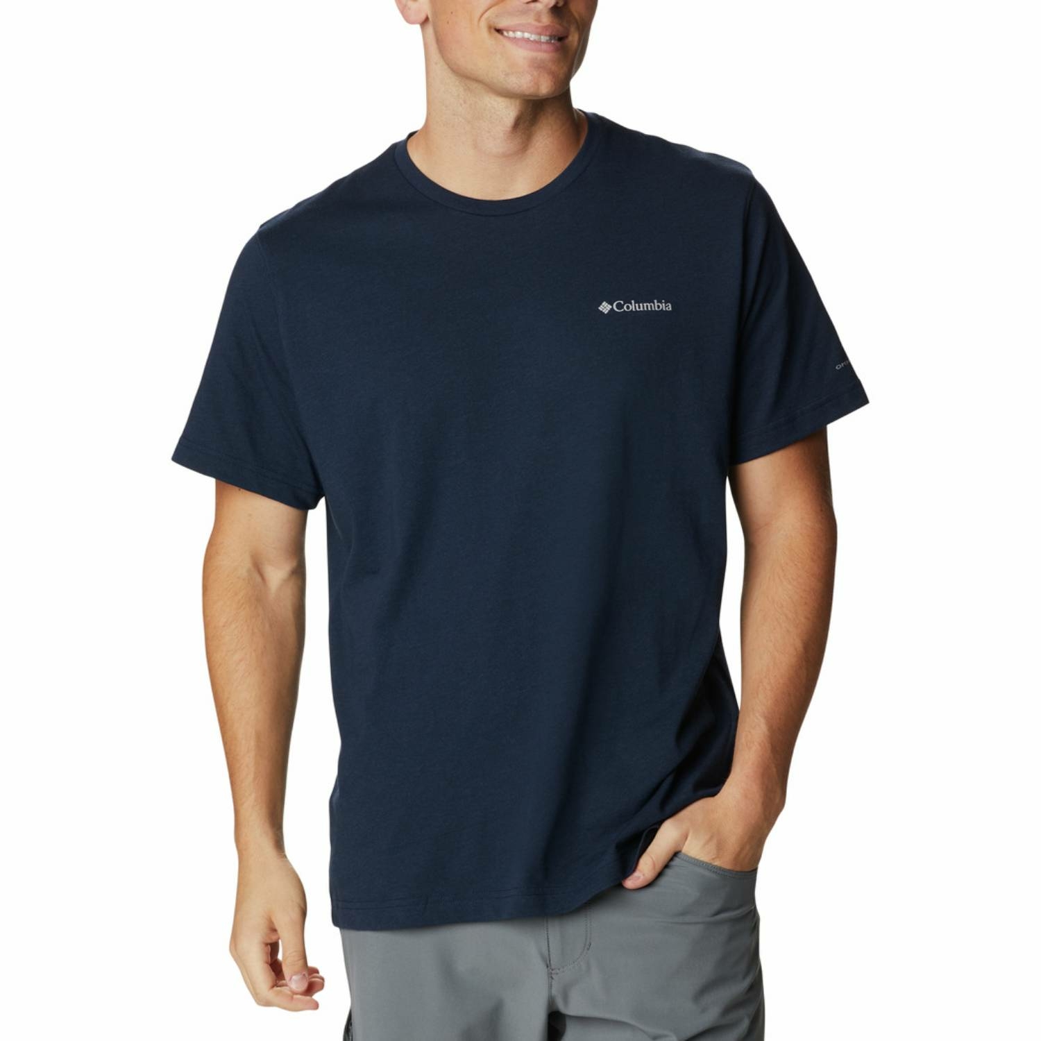 Męska koszulka Columbia Thistletown Hills™ Short Sleeve collegiate navy - L
