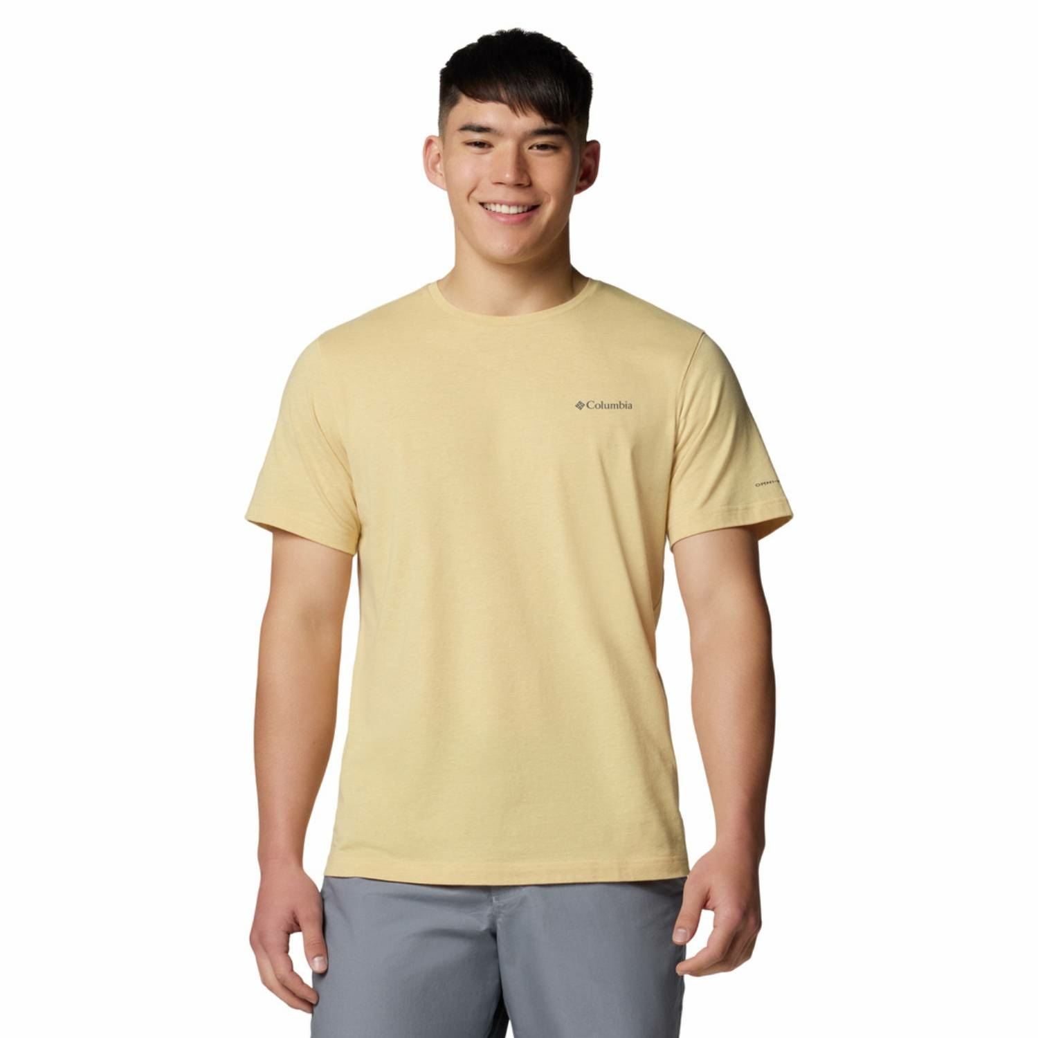 Męska koszulka Columbia Thistletown Hills™ Short Sleeve sand dune heath - L