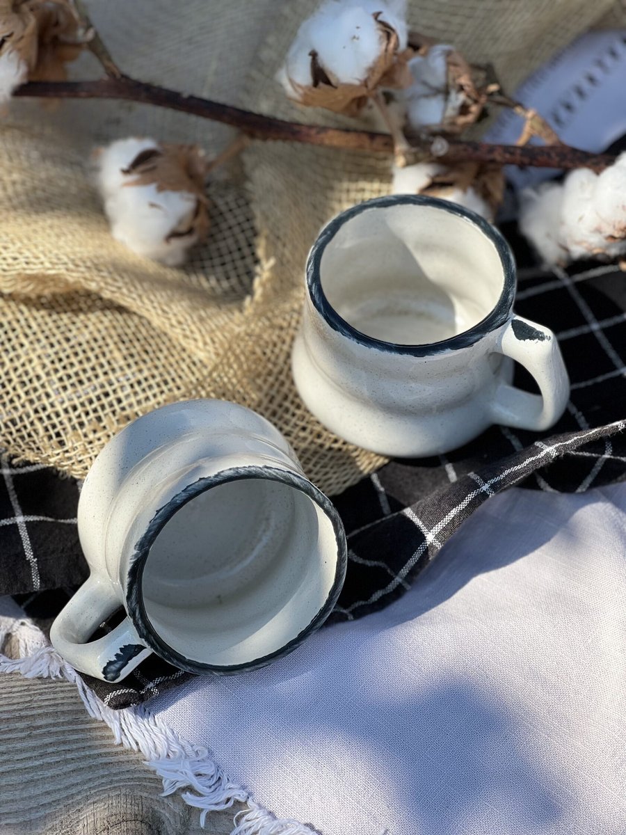 Filiżanka ceramiczna do kawy herbaty Black Loft 200ml