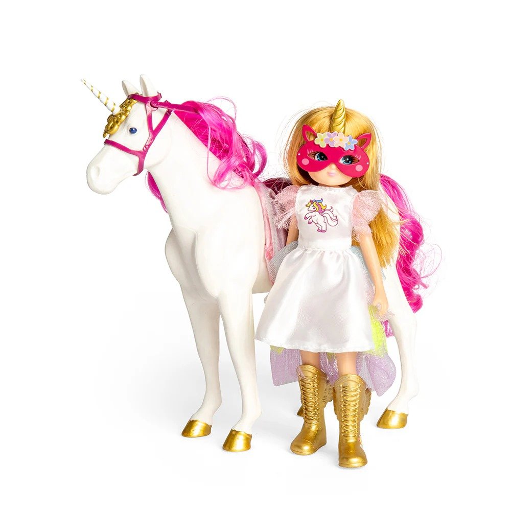 Lalka Lottie - Blondyneczka z jednorożcem 18 cm