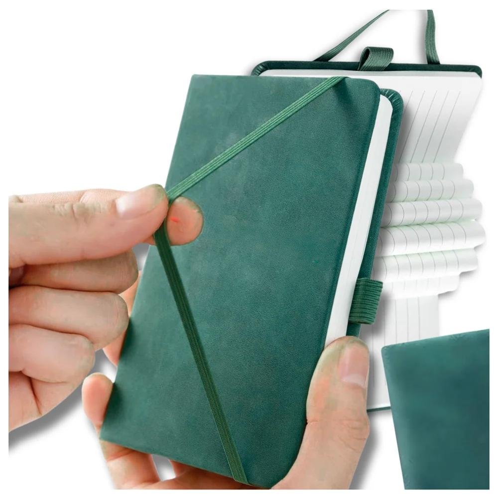 Kieszonkowy zielony notes planer notatnik A7 100 kartek