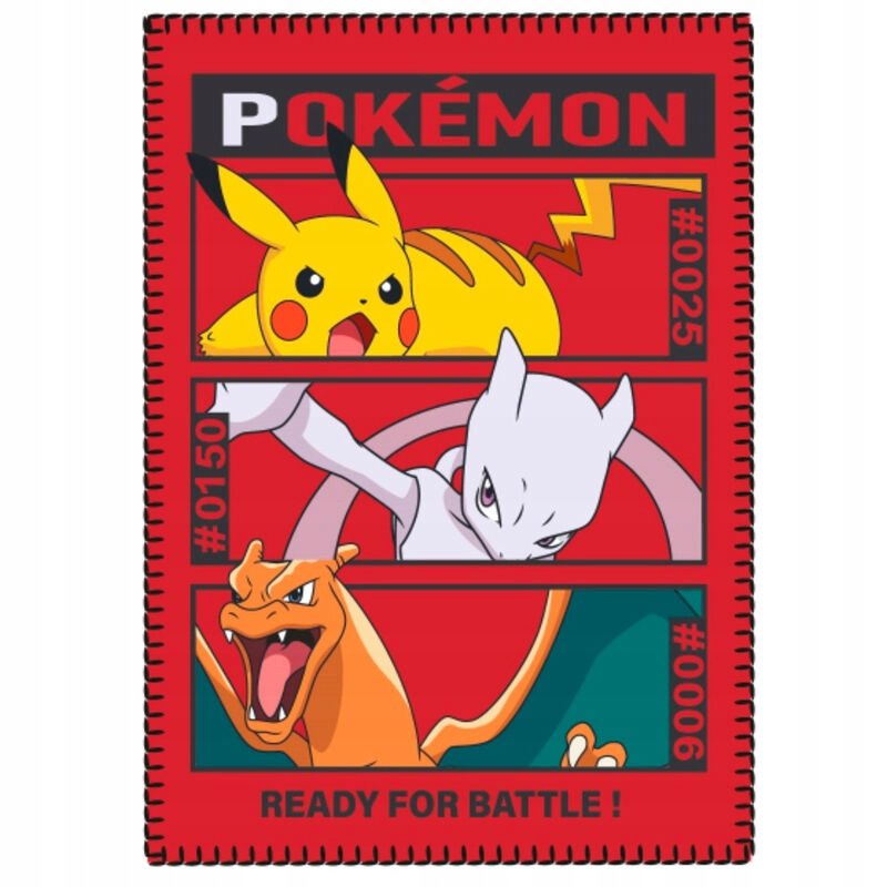 kocyk polarowy narzuta POKEMON pled 100x140 cm
