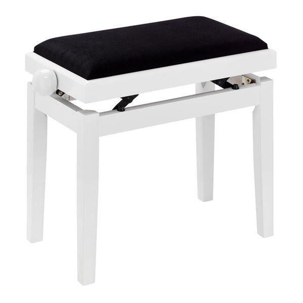 Ława do pianina Thomann KB-15WHP biały połysk
