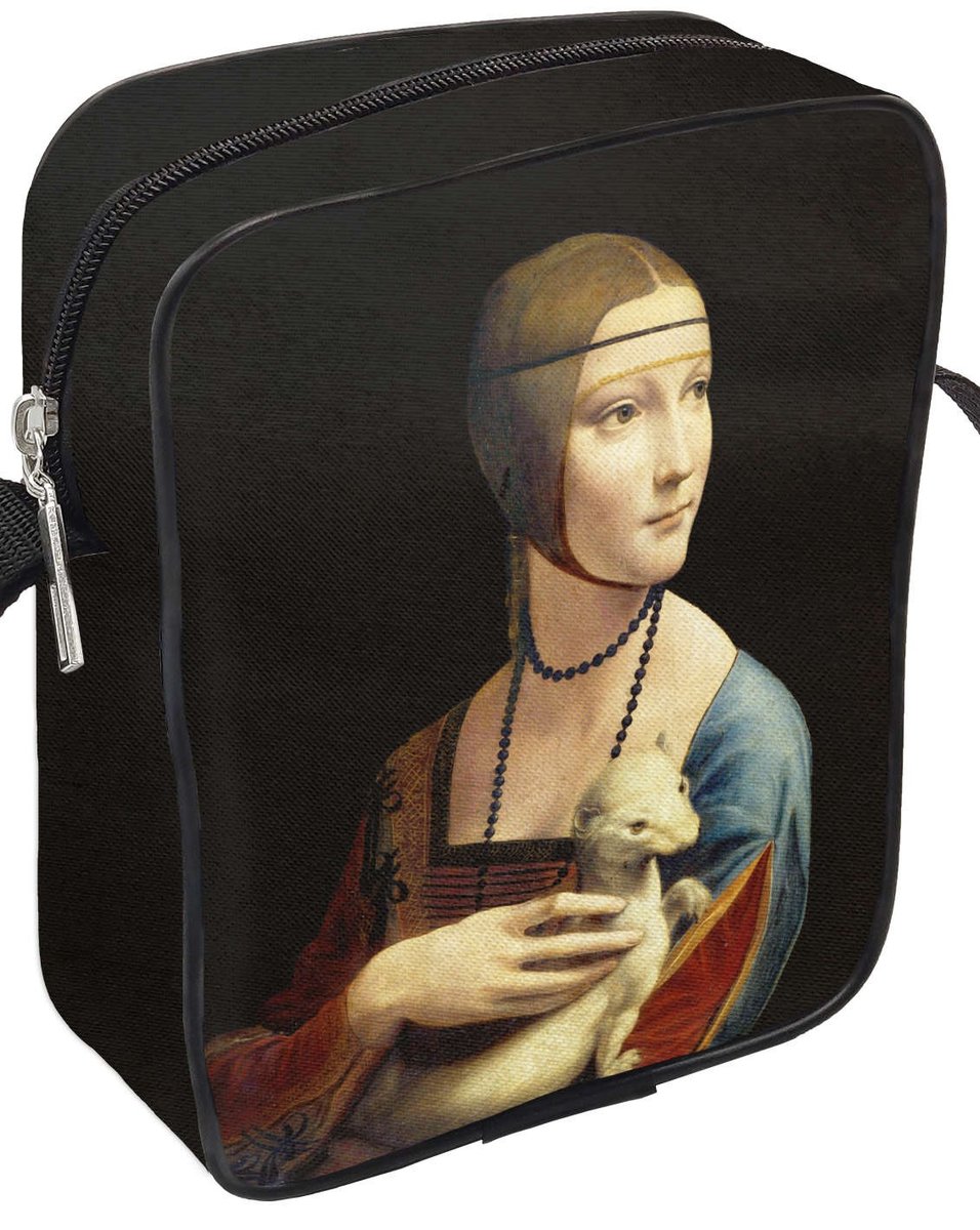 Torba Listonoszka Dama z gronostajem Leonardo da Vinci