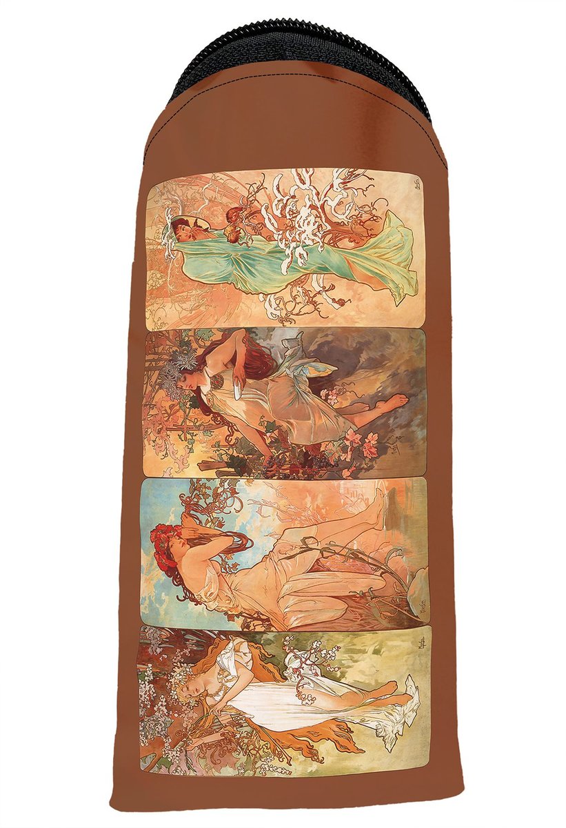 Piórnik trójkątny 4 pory roku Alfons Mucha