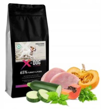 X-DOG SMALL LIGHT INDYK Z WOLNEGO WYBIEGU 2KG