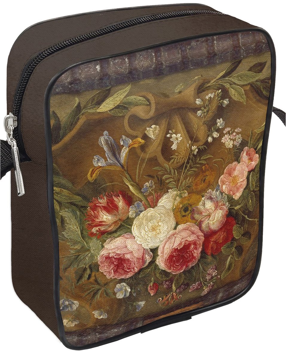 Torba listonoszka Dekoracyjna martwa natura Z girlandą kwiatów Jan van Kessel (starszy)