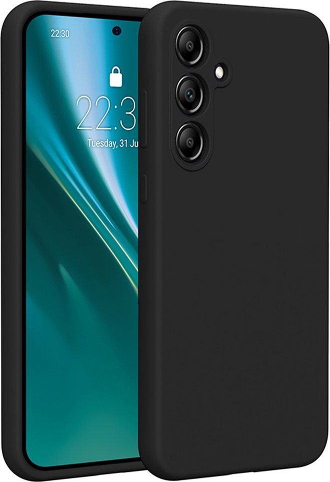 Etteri Nakładka Etteri Silicone Case do Samsung Galaxy A55 5G czarna