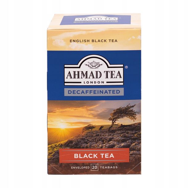 Herbata czarna ekspresowa bezkofeinowa 40g (20x2g) Ahmad Tea