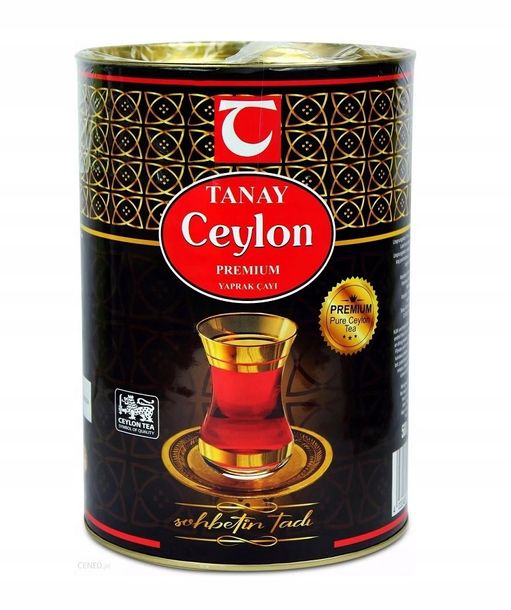 Herbata liściasta czarna Ceylon Premium 500g Tanay