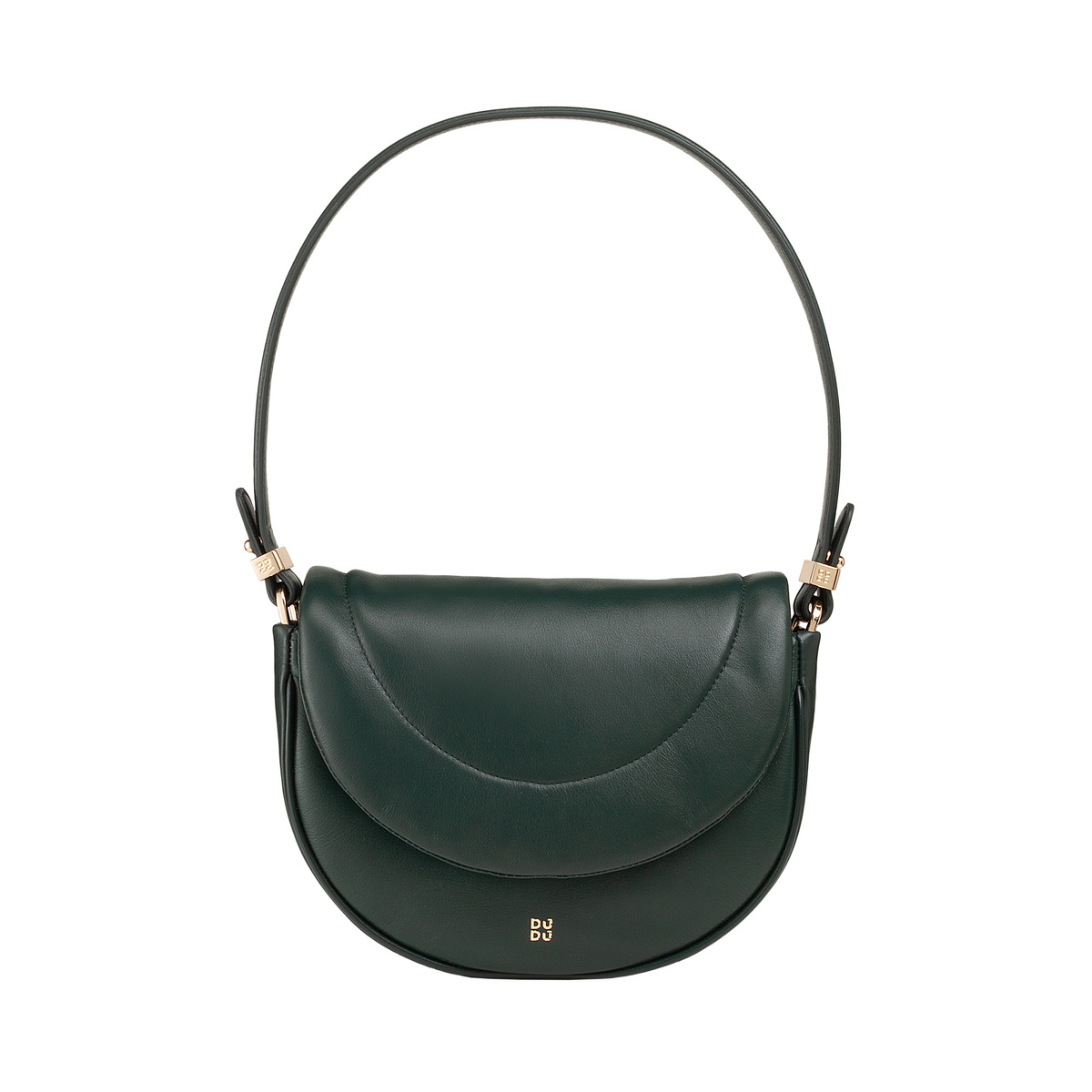 Damska skórzana torba na ramię DUDU, pikowana torebka z klapką, wyściełana konstrukcja, podwójny odpinany pasek, mała torebka crossbody