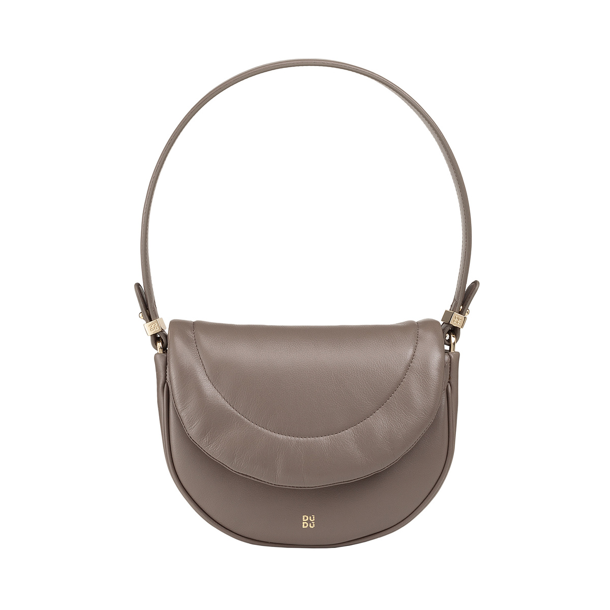 Damska skórzana torba na ramię DUDU, pikowana torebka z klapką, wyściełana konstrukcja, podwójny odpinany pasek, mała torebka crossbody