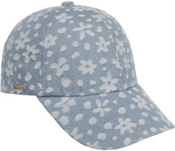 Czapka Flower Denim by Seeberger, denim, One Size