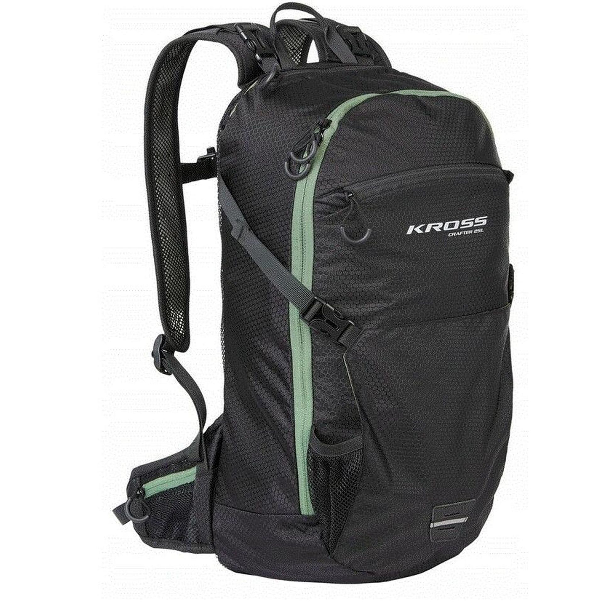 Kross, Plecak rowerowy, CRAFTER, czarny, 25L