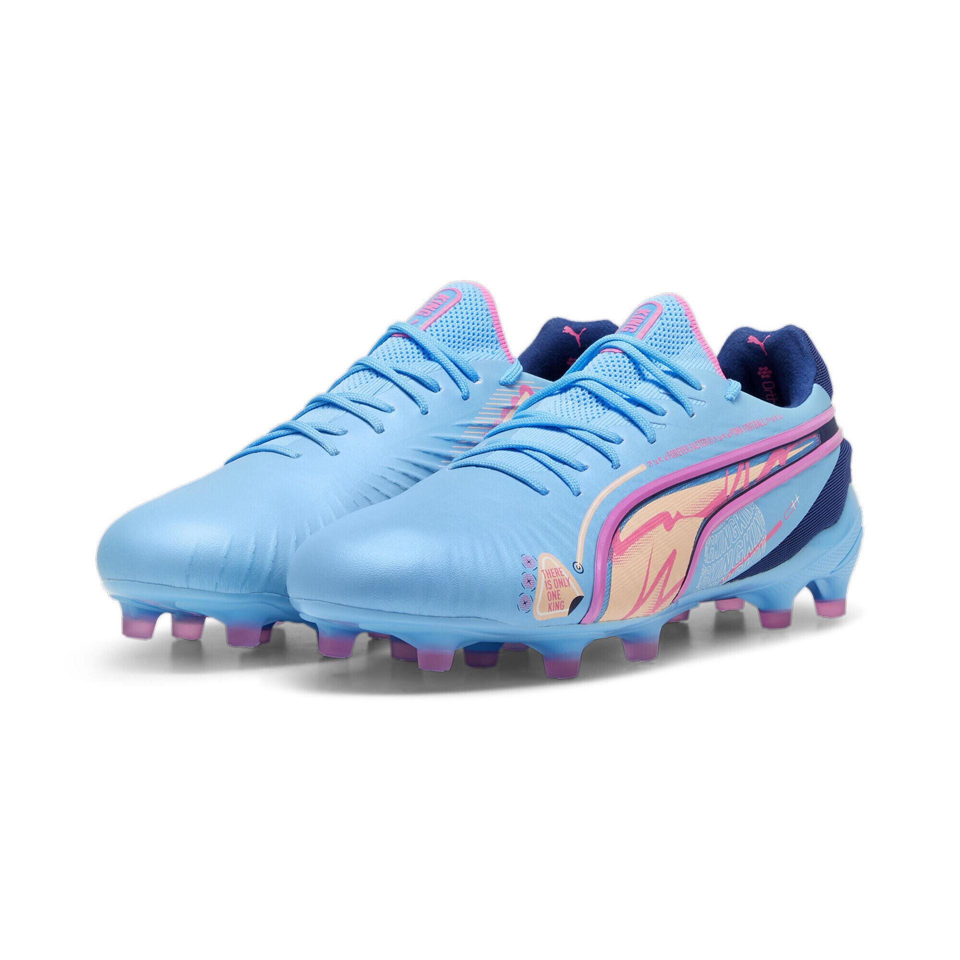 Buty Puma KING Ultimate Vol. Up FG/AG 108069-01 niebieski 44
