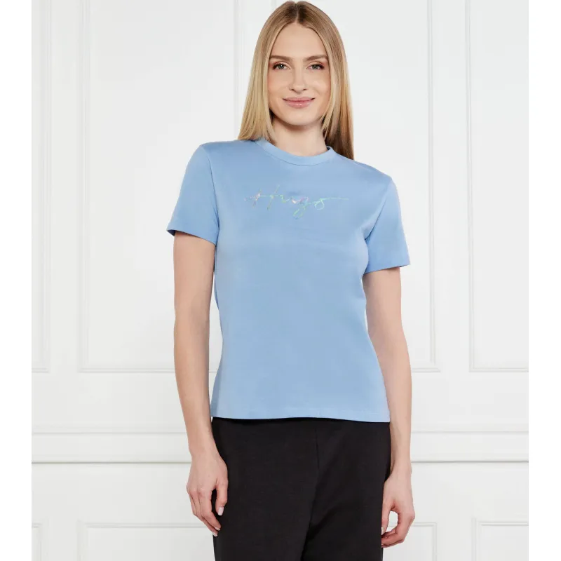 HUGO T-shirt Damacia_3 Regular Fit