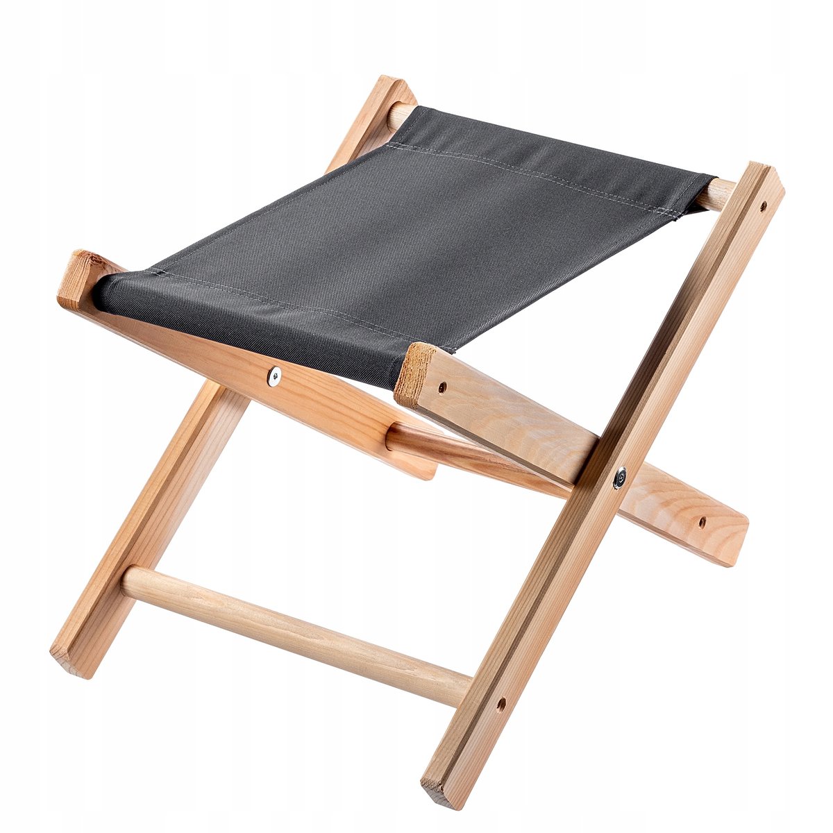 KADAX Taboret Składany Drewniany Stołek 40x31cm Ogrodowy Do Ogrodu Domu Siedzisko