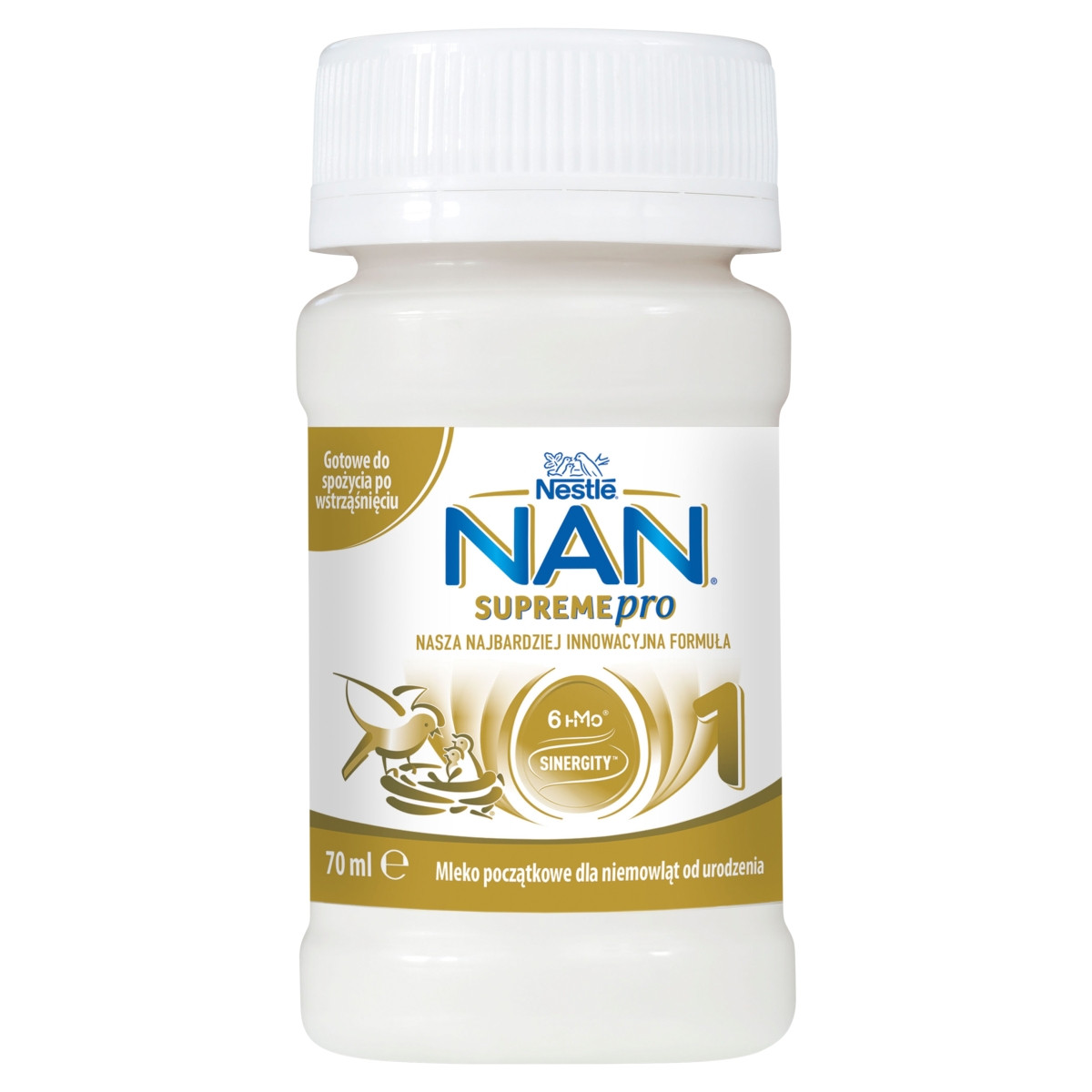 NAN SUPREMEPRO 1 Mleko początkowe dla niemowląt od urodzenia 70 ml