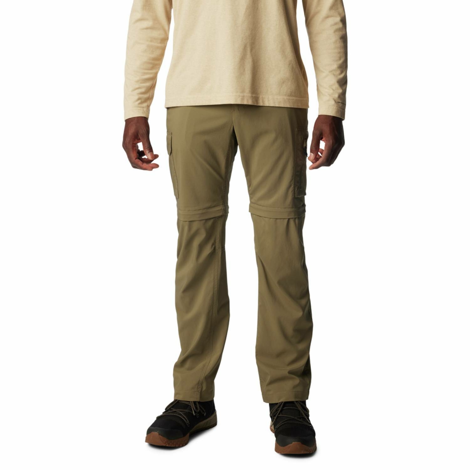 Męskie spodnie z odpinanymi nogawkami Columbia Silver Ridge Utility Convertible Pant stone green - 30