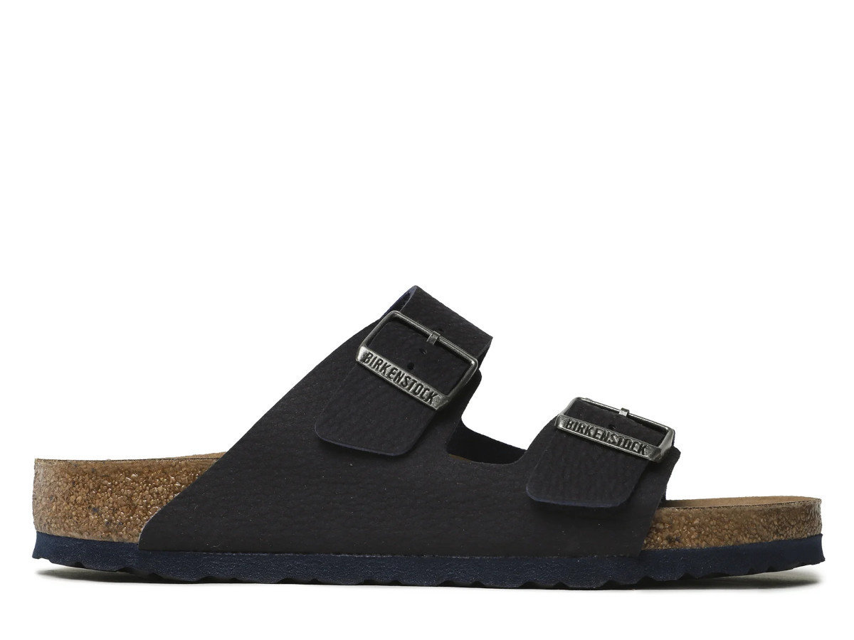 Klapki męskie Birkenstock 1023116 ARIZONA SYN REGULAR Niebieskie