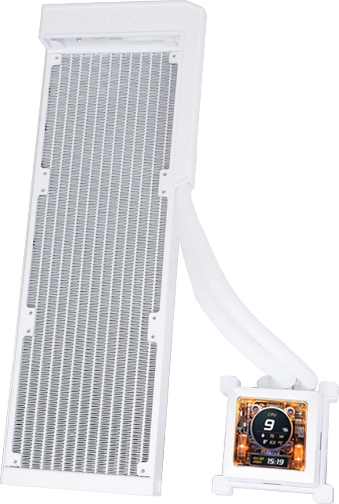 Lian Li Hydroshift LCD 360 ARGB Wasserkühlung, Fanless - weiß