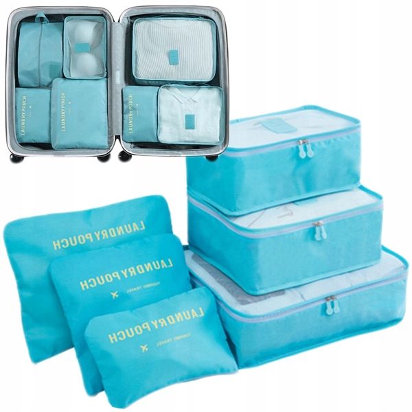 Organizer Podróżny Do Walizki Torby Szafy Plecaka Wodoodporny Zestaw
