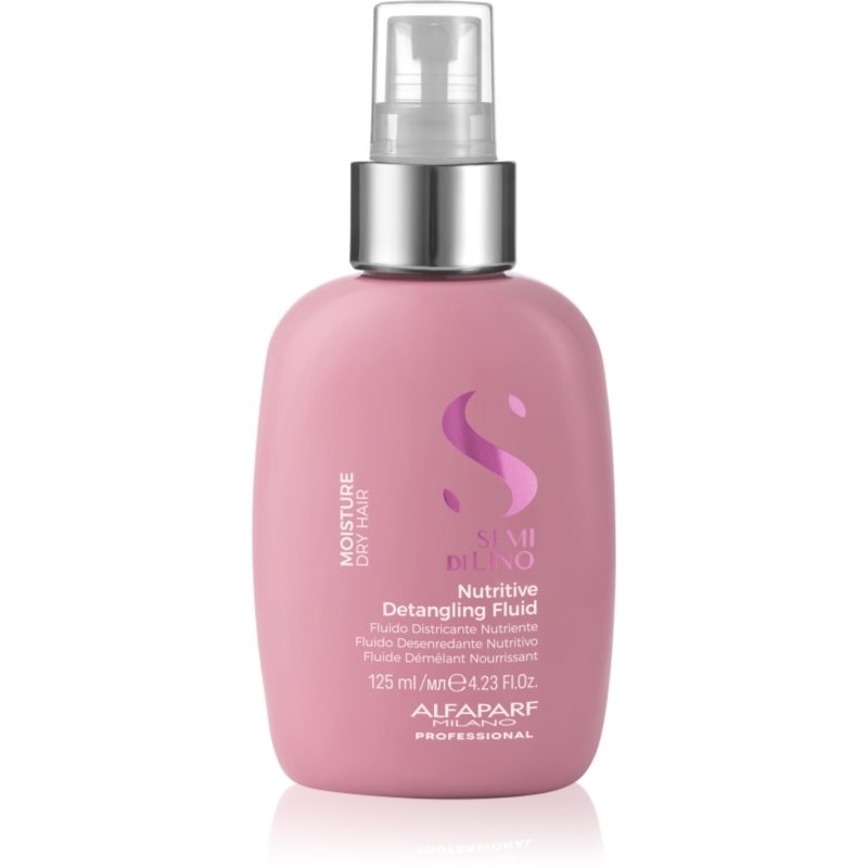 Alfaparf Milano Semi di Lino Moisture Nutritive Detangling Fluid kuracja nawilżająca bez spłukiwania dla łatwego rozczesywania włosów 125 ml
