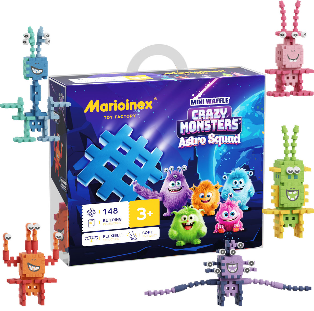 mini waffle - crazy monster - astro squad 148 el.