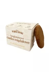 Ciastka MigdaŁowe ZE SkÓrkĄ Cytryny BEZ Dodatku CukrÓw Bezglutenowe 150 g - ŁakoĆ Warszawski