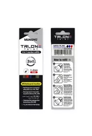 Wkłady do markerów suchościeralnych 3 kolory