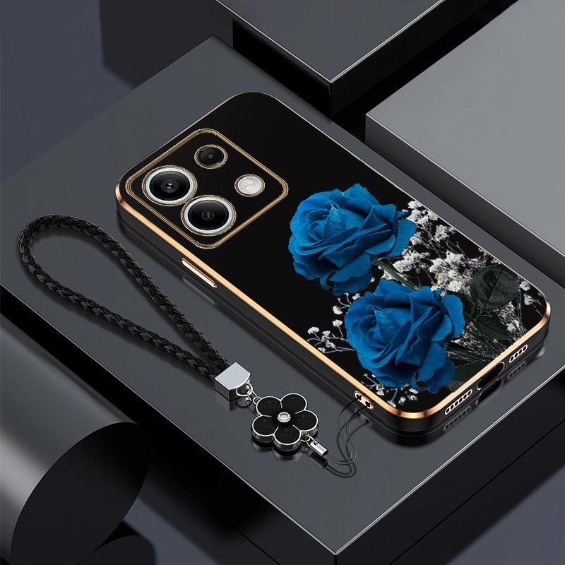 TEMU Etui na telefon: note13 5g Szlachetna Róża Elektroplaterowany Design Ochrona Przed Uderzeniami Dla Redmi Note 13 Idealne do Rozrywki