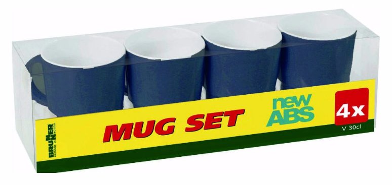 Kubki z melaminy Brunner Mug Set zestaw granatowy