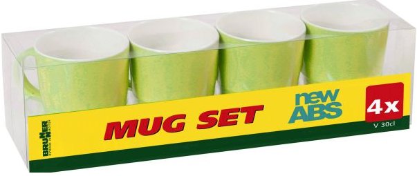 Kubki z melaminy Brunner Mug Set zestaw zielony
