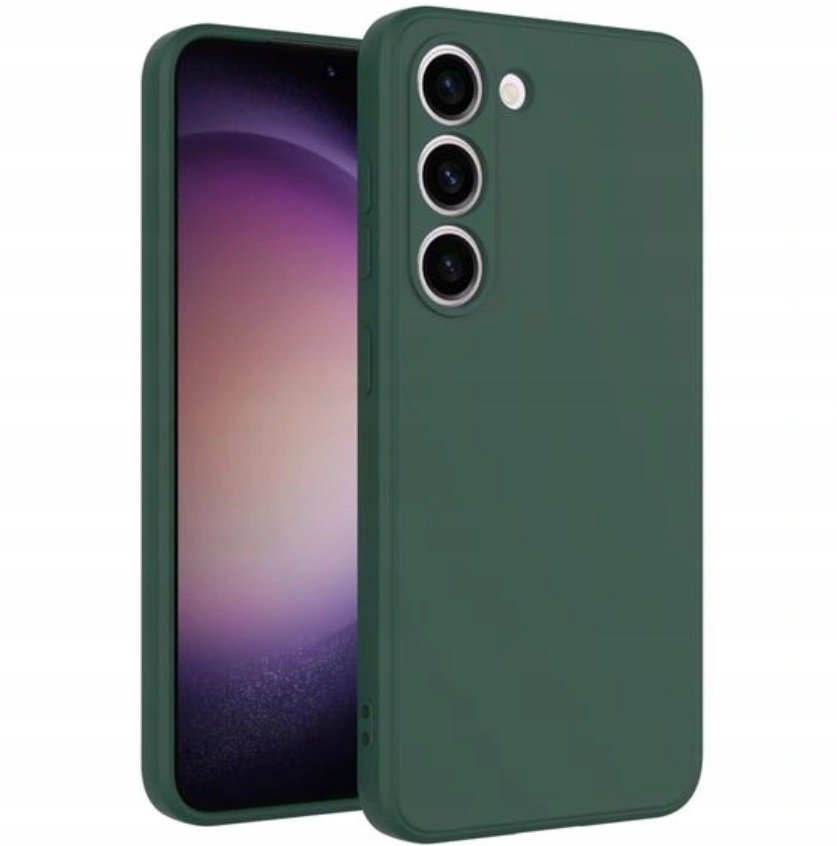 Etui, plecki do Samsung Galaxy S23 5G, zielone, silikonowe